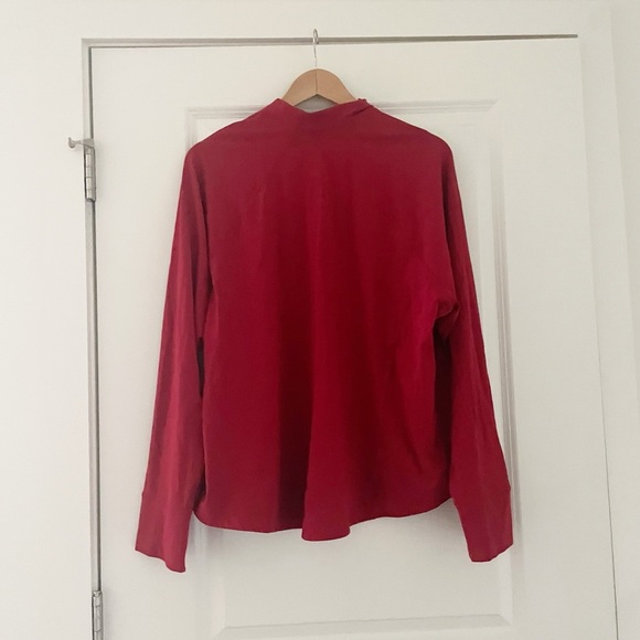 Athleta Salutation Half Zip Top Clover Berry 3X - Picture 7 of 9